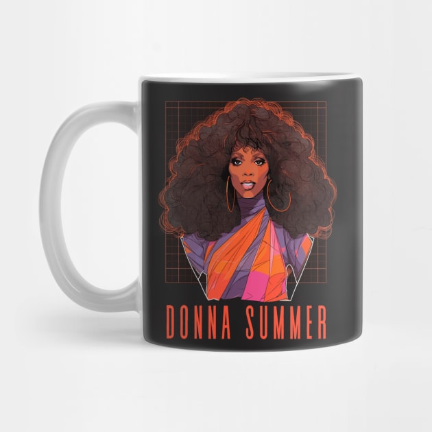 Donna Summer - Retro Style Fan Design by DankFutura